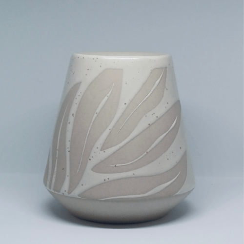 Glaze Relief Stoneware Oil Burner