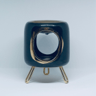 Steel Stand Cylindrical Ceramic Oil Burner