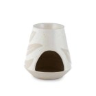 Glaze Relief Stoneware Oil Burner
