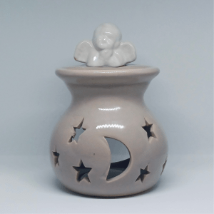 Moon and Stars Cherub Ceramic Oil Burner