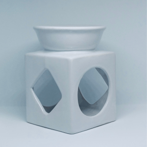 Geometric Cut-Out Cube Oil Burner