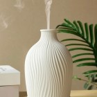 White Resin Ultrasonic Essential Oil Diffuser